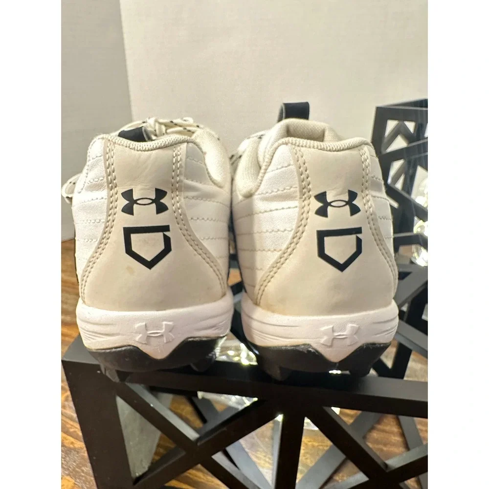 Under Armour Leadoff RM Jr Youth Baseball‎ Cleats Black White Size 6Y - Picture 5 of 11